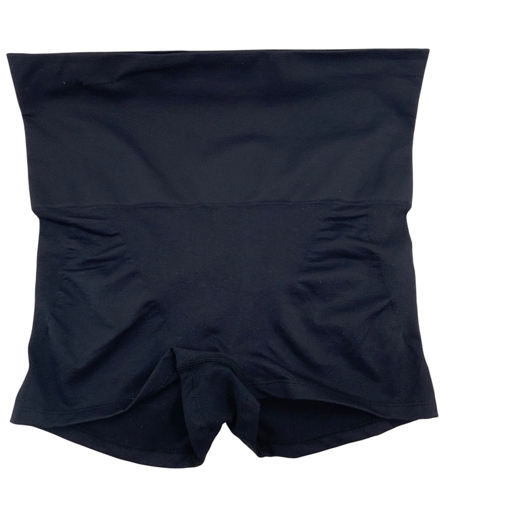 MeMoi Womens High Waisted Shapewear Boy‎ Shorts Black XL Seamless Tummy Control